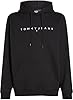 Tommy Jeans Mens Tjm Reg Linear Logo Ext Dm0dm20746 Pullover Hoodie, Black (Black), XXL UK #4