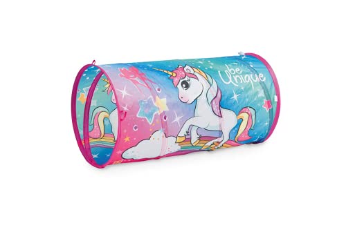 Tunnel licorne pliable cadeau anniversaire fille trois ans