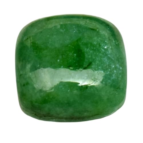 Cabochon émeraude naturelle haut de gamme 12,49 mm pour bague
