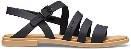 Image of Crocs Women Tulum Sandal Black /Tan 2 UK (W4)