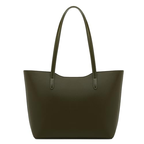 Image of Miraggio Riva 14 Inch Laptop Tote Bag For Women Office Use | Office Tote Bag With Padded Laptop Sleeve And Zipper Closure | Stylish Totes