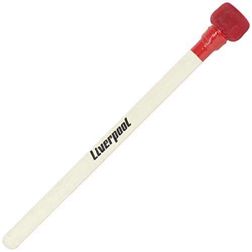 MAZA SURDO MADERA OLODUM LIVERPOOL REF.MC45 (ROJO) UNA UNIDAD Largo: 42cm. Ancho: 2,2cm. Bola 4,7cm(