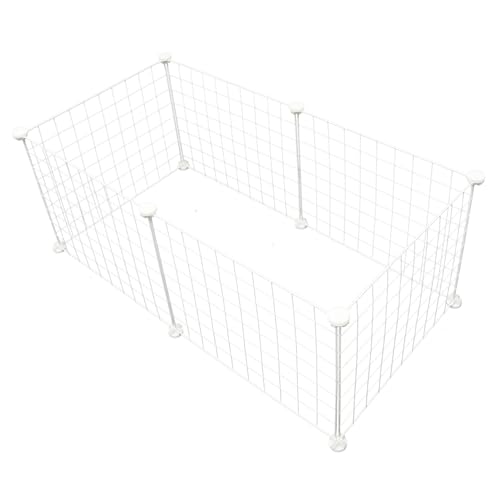 DEARMAMY 多機能ペットケージ 小型犬猫用立式メタルフェンス 収納可能 ポッティトレーニング対応 み立て簡単 多角コネクター付き