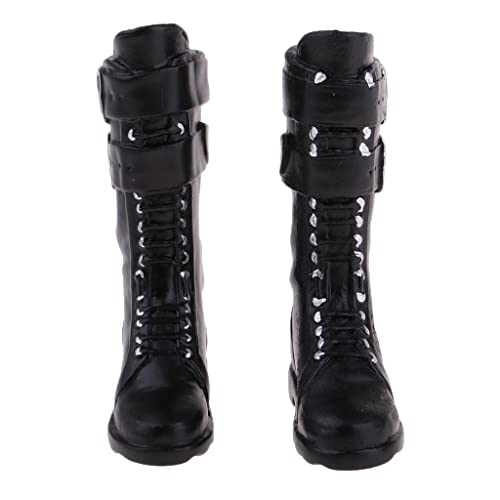 Ronyme 1/6 Scale Male Body 12'' Action Figure Boot Shoes For Clothing Accessory, C #TOP2