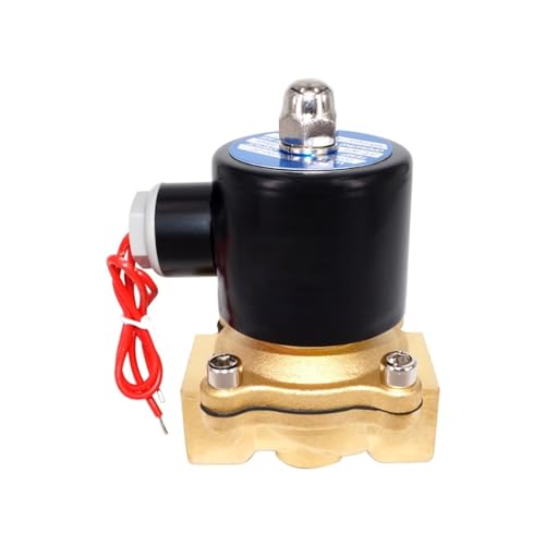 Vanne normalement fermée action directe AC220V DC24V pour eau huile - 2