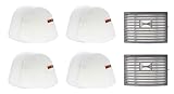 4+2 Filter Kit for Shark Powered Lift-Away DLX NV581 NV581Q NV581QBL NV581QG NV581QPR NV581QR NV581QT NV581QTG NV585 NV585 NV586. 4 Foam & Felt Filter Sets + 2 HEPA Replace Part # XFFT580 XHEP580