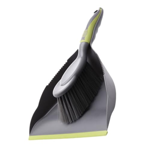 Healeved 1 Set Broom Cleaning Brush Cleaning Broom Dustpan with Handle Car Cleaner Dustpan Brush Broom Cleaning Tool Duster Keyboard Broom Keyboard Cleaning Tabletop Dustpan Shovel Green Pp