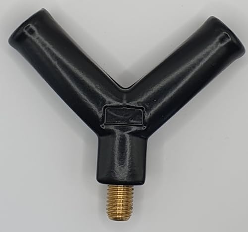 Torchwood Tackle Black Metal Alloy Spreader V Block for carp pike barbel landing net heads