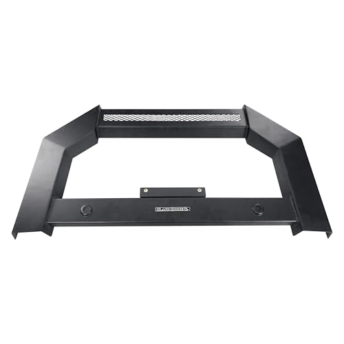 Image of Black Horse Armour Bull Bar No Skid Plate Matte Black Compatible with 2010-2010 Dodge Ram 2500|2010-2010 Dodge Ram 3500|2011-2018 Ram 2500|2011-2018 Ram 3500 ( Excl.Rebel & Warlock Trims )-AB-DO20-NL