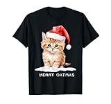 Photo Gallery cute cats with santa hat merry catmas cat lover christmas maglietta Photo Gallery cute cats with santa hat merry catmas cat lover christmas maglietta