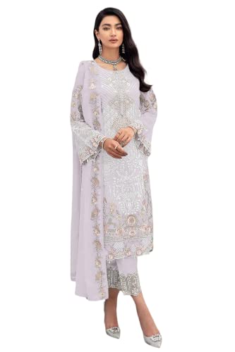 Swinory Indian/Pakistani Ethnic party wear Pant Style salwar kameez suit ready to wear for Women with dupatta-9117