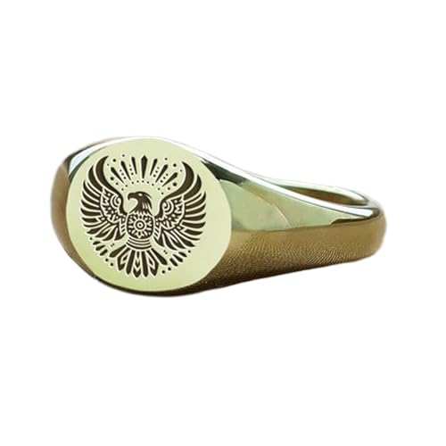 Bague aigle tribale hypoallergénique en argent 925 pour peau sensible
