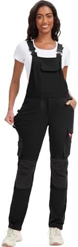 WORK IDEA Damen-Arbeitslatzhose mit guter Dehnbarkeit, vielen Taschen und teilweiser Verwendung von Cordura-Gewebe für erhöhte Abriebfestigkeit, geeignet für Verschiedene Arbeitsum