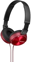 Vista 2 de Sony Auriculares Plegables MDR-ZX310 R - Rojo Metálico