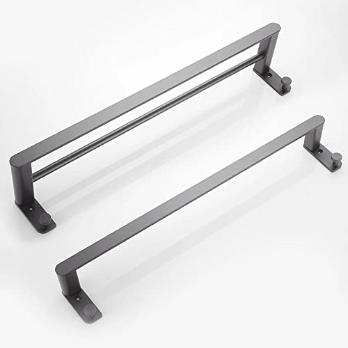 Estantes flotantes grises de Gunmetal para el baño, Estante de esquina montado en la pared de aluminio a prueba de óxido, Estante de almacenamiento de ahorro de espacio para suministros de ducha, Orga