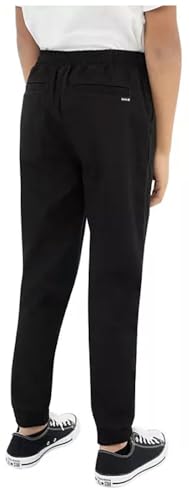 Hurley Boys' Woven Jogger Pants, Solid Black, Medium2
