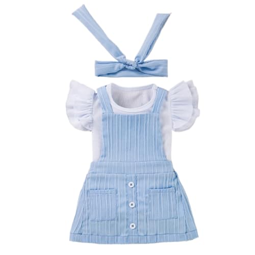Girls Ribbed Sleeveless Vest Top with Bowknot Maxi Dress Two Piece Outfit for Everyday Play and Summer Outings
