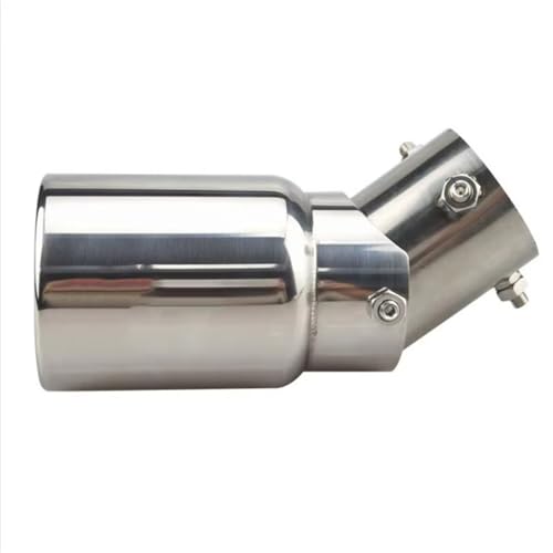 Embout d'échappement réglable entrée 38-54mm silencieux gorge acier inoxydable