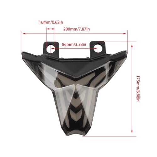 Luz trasera de freno para rutas nocturnas en moto ZX 4RR y Z1000 intermitente integrado visibilidad 7