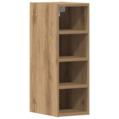 vidaXL Hängeschrank Riga Artisan-Eiche 20x29,5x60 cm Holzwerkstoff, Küche Schrank, Einbauküche, Küchenzeile, Küchenmöbel, Oberschrank, Küche