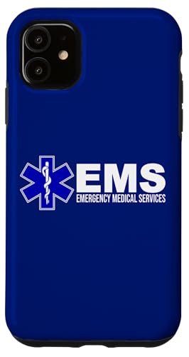EMS STAR OF LIFE ~}ÃT[rX pfBbN EMT X}zP[X iPhone 11 p