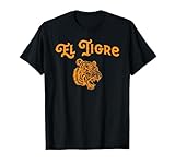 El Tigre (Tiger in Spanish) with a Tiger Head - Tiger T-Shirt