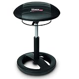 sitness profi 650 Standfußring in Aluminium pulverbeschichtet schwarz; Horizontaler Schwingeffekt durch ein bewegliches Reifenelement