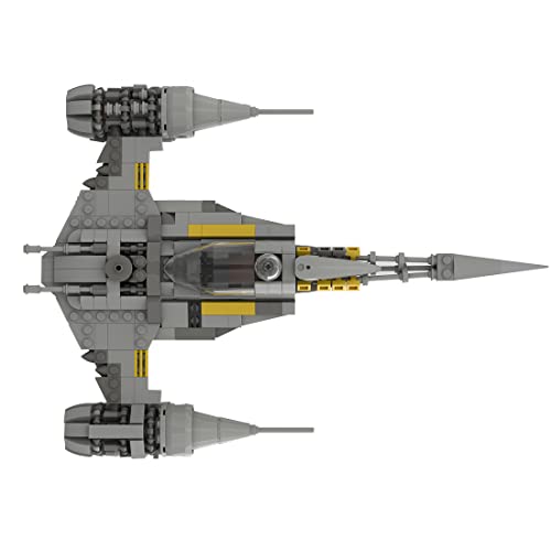 MERK Technik Raumschiff Bausteine, 374 Teile Sci-Fi UCS Sternenzerstörer Modellbausatz Modell Klemmbausteine Kompatibel… – Bild 3