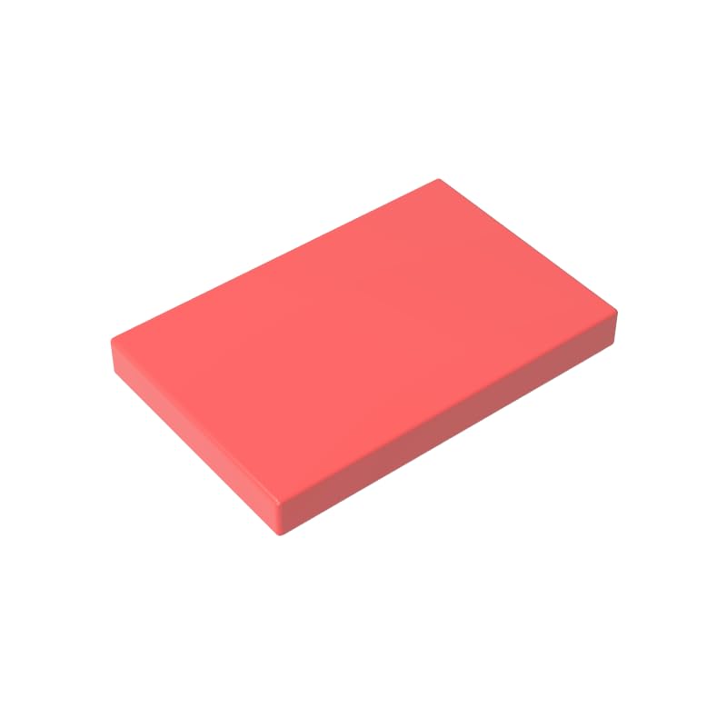 XYEIUGO GDS-1039 26603 Foundation Plate Tile 2x3, Coral Orange, 50 PCS โ image 1