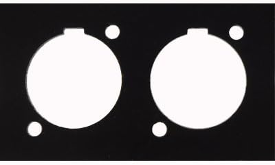 Seismic Audio - SARLBL24 -2U Rack Panel - Pre-Punched 24 "D Size" Holes - 2U Units 2 Space