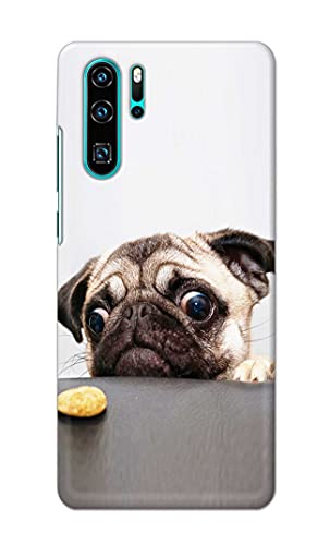 Image of PRINTFIDAA� Printed Hard Back Cover Case for Huawei P30 Pro Back Cover (Pug Dog) -2808