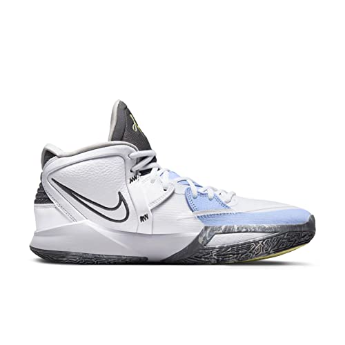 Nike Kyrie Infinity Baloncesto para hombre, Blanco/azul marino claro/azul medio/gris hierro, 44 EU