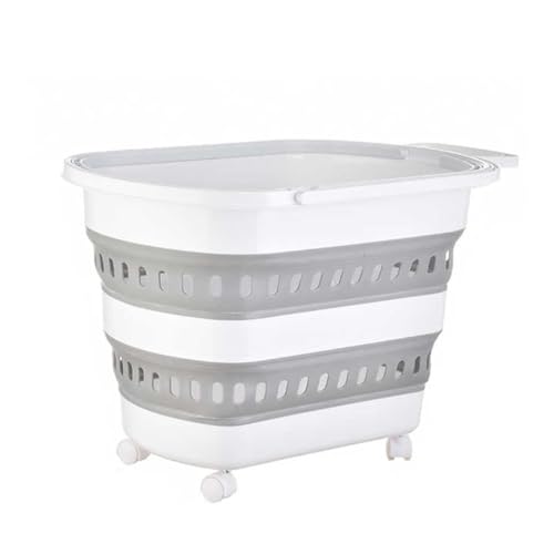 König Design 474398 Faltbarer Wäschekorb 38L