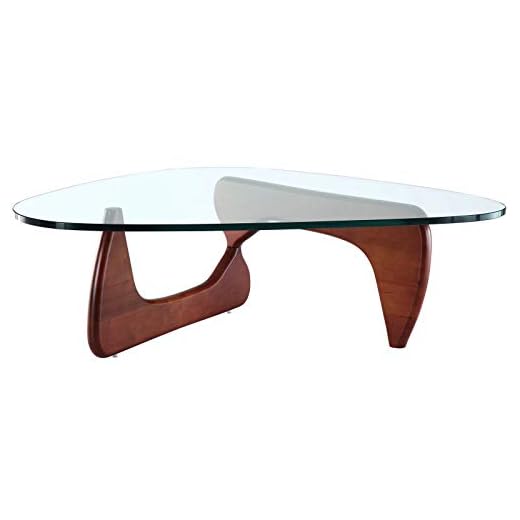 eMod Modern Triangle Glass Coffee Table
