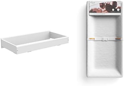 Storkcraft Nest Changing Topper with Nest 4-Sided Contoured Changing Pad - White