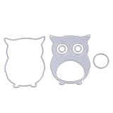 Fustella Gufo in Acciaio al Carbonio per Scrapbooking e Progetti Fai da Te...