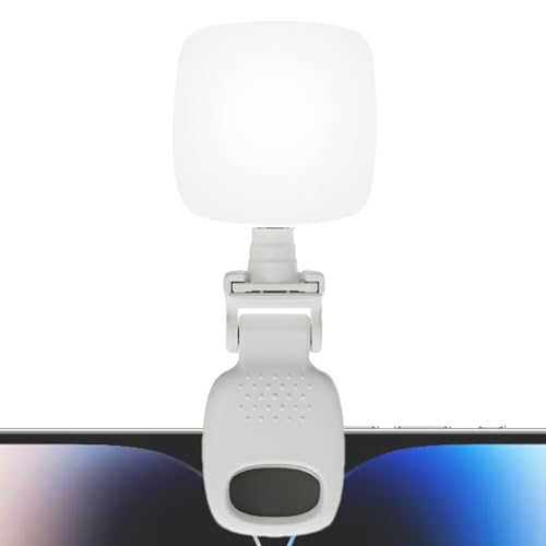Luce selfie ricaricabile - Lampada video portatile USB per streaming, chiamate, conferenza online | Anello compatto per accessorio per il desktop, il telefono, l'esterno, l'auto, la foto