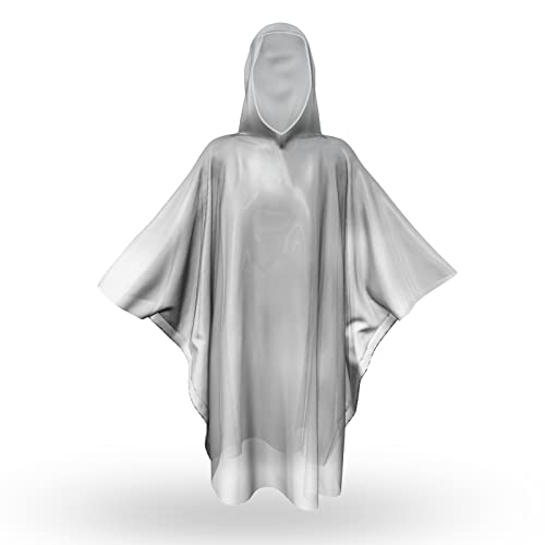 Image of SaphiRose Disposable Rain Ponchos Emergency Clear Poncho