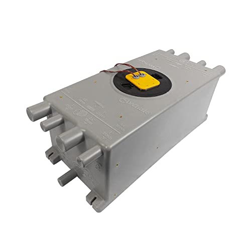 Whale GT0810B Gray Waste Tank, 2.1-Gal. (8 Liters) Capacity, Sealed Electronics, 1 Sensor, Works with 12V or 24V Pump