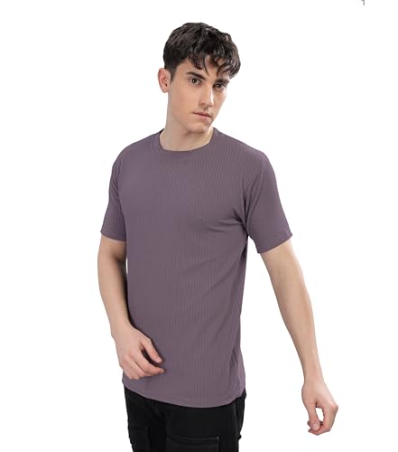 Image of SHODOX Men's Polycotton Solid Round Neck Regular Fit Tshirt (Pack of 1)