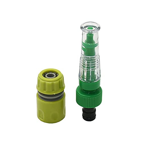 Jardin irrigation pistolet réglable argenté avec kit sprinkler pour tuyau de 1/2