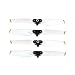 Produktbild PENIVO Propeller für DJI Spark ,4730 F 2 x CW + 2 x CCW Color Quick Release Faltende Propeller für DJI Spark Drone (Weiß)