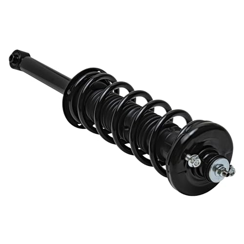 Image of Detroit Axle - 2pc Rear Struts for 2004-2008 Acura TL, 2003-2007 Honda Accord, 2 Struts & Coil Spring Assembly 2005 2006 Replacement Quick Install Ready Strut Shocks Assembly