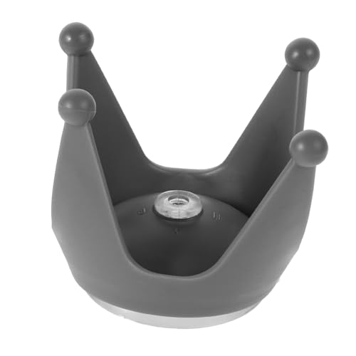 Cabilock ヘルメットアクセサリー 耐候性プラスチック製 クイック装着可能 ミニ吸盤クラウン装飾 女性用バイク スクーター スキーヘルメット