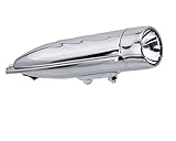 ALTALINE Bicycle Front Fender Torpedo Style Bullet Head Light in Chrome