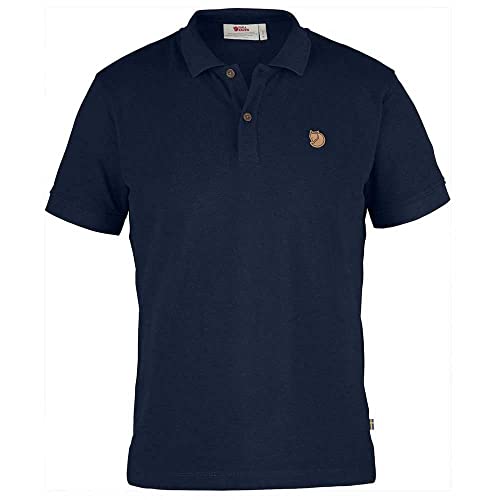 Fjällräven Herren Övik Polo Shirt, Blau (Navy), L EU