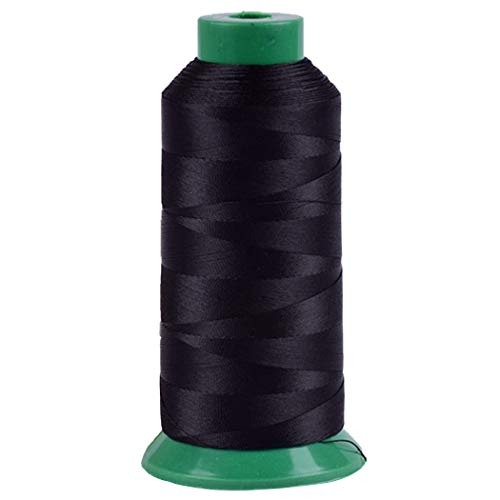 Outgeek Sewing Thread White & Black Serger Cone Thread Durable Quilting Thread for Hand and Machine Sewing