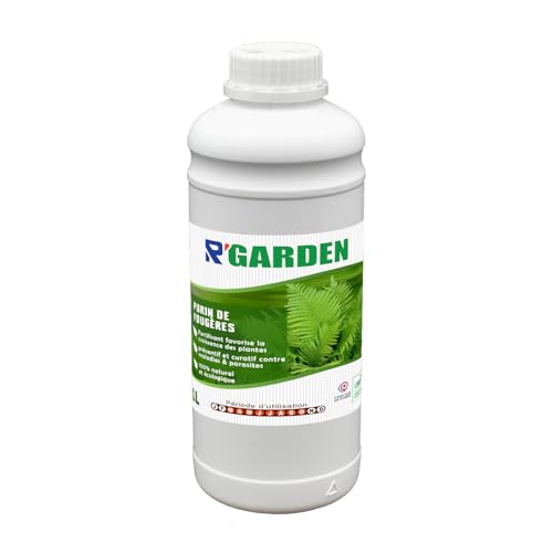 R’GARDEN – Purin de Fougères 1L | Préventif et Curatif contre Maladies & Parasites | Engrais Naturel pour Jardin | Utilisable en Agriculture Biologique