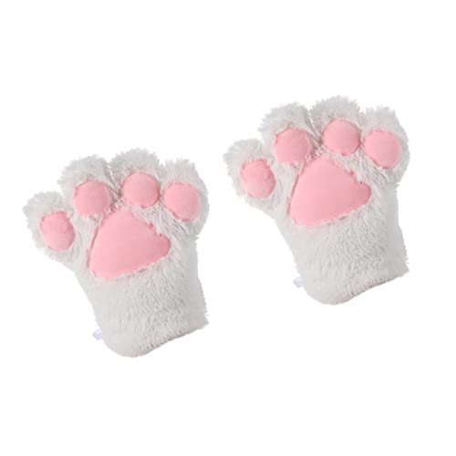 BESTYASH Plush Cat Claw Gloves Lightweight Comfortable Gloves for Adults Boys and Girls Stage Performance Party Wear