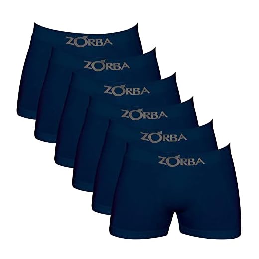 Kit 06 Cuecas Zorba Boxer sem costura 781
